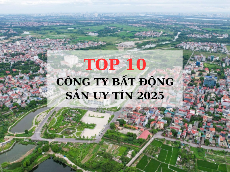 Top 10 Công Ty Bất Động Sản Uy Tín Nhất Việt Nam 2025