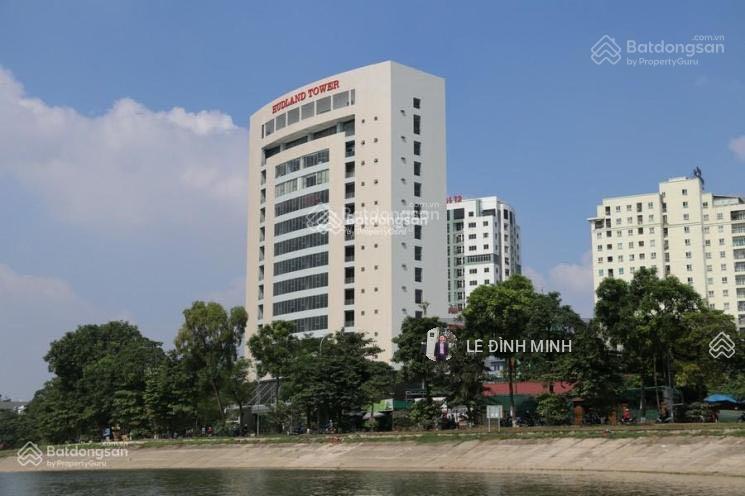 Bán sàn văn phòng Hudland Linh Đàm. Diện tích 396m2, view hồ, full nội thất VP, giá thuê 100tr